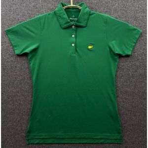 Masters Tech Polo Shirt Womens‎ Medium Green Augusta National Golf Performance
